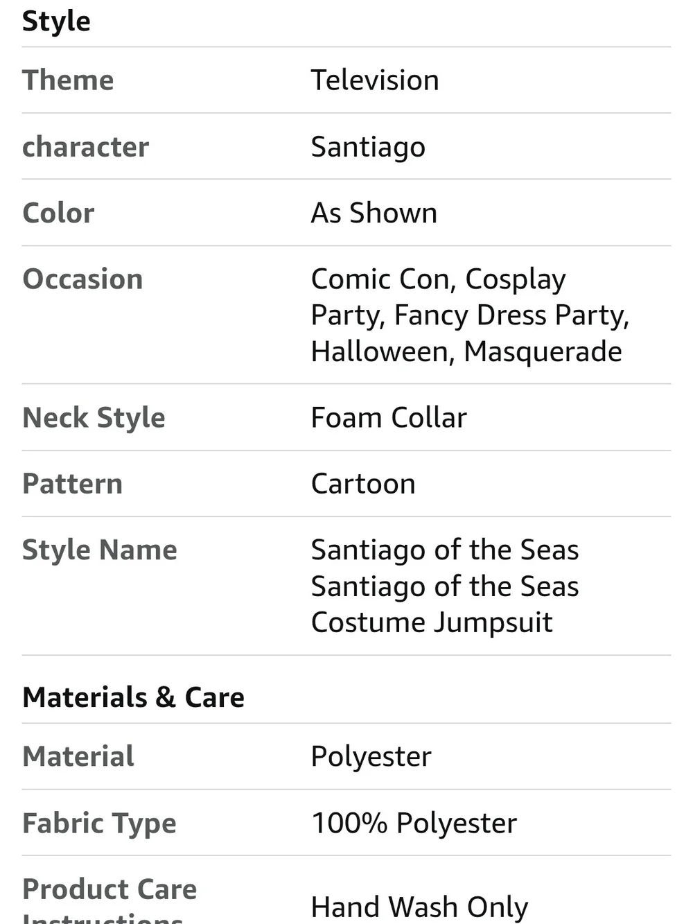 Nickelodeon Red & Blue Pirate Captain Costume